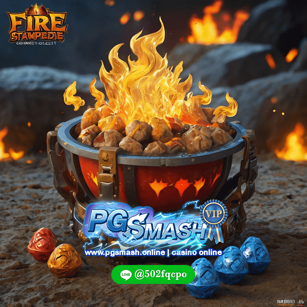 Fire Stampede เกมสล็อต pg smash 2025 สล็อต เว็บ ตรง ค่ายใหญ่