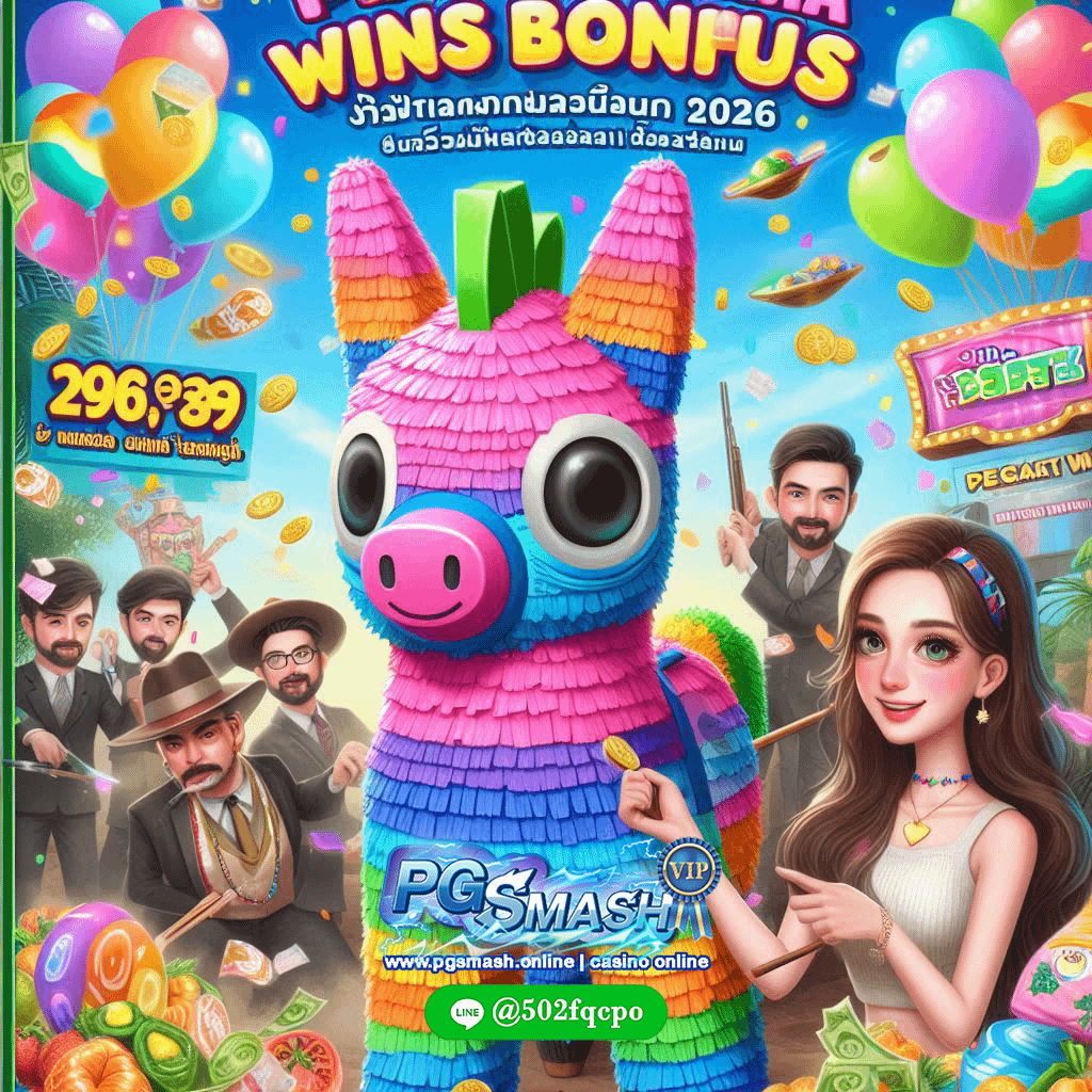 PGSMASH สล็อตpgมาใหม่ Pinata Wins Bonus 2026 สมัครฟรี!